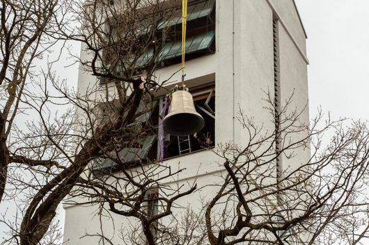 Glockenzug in St. Philippus am 07. April 2019 (Foto: R. Kiderle)